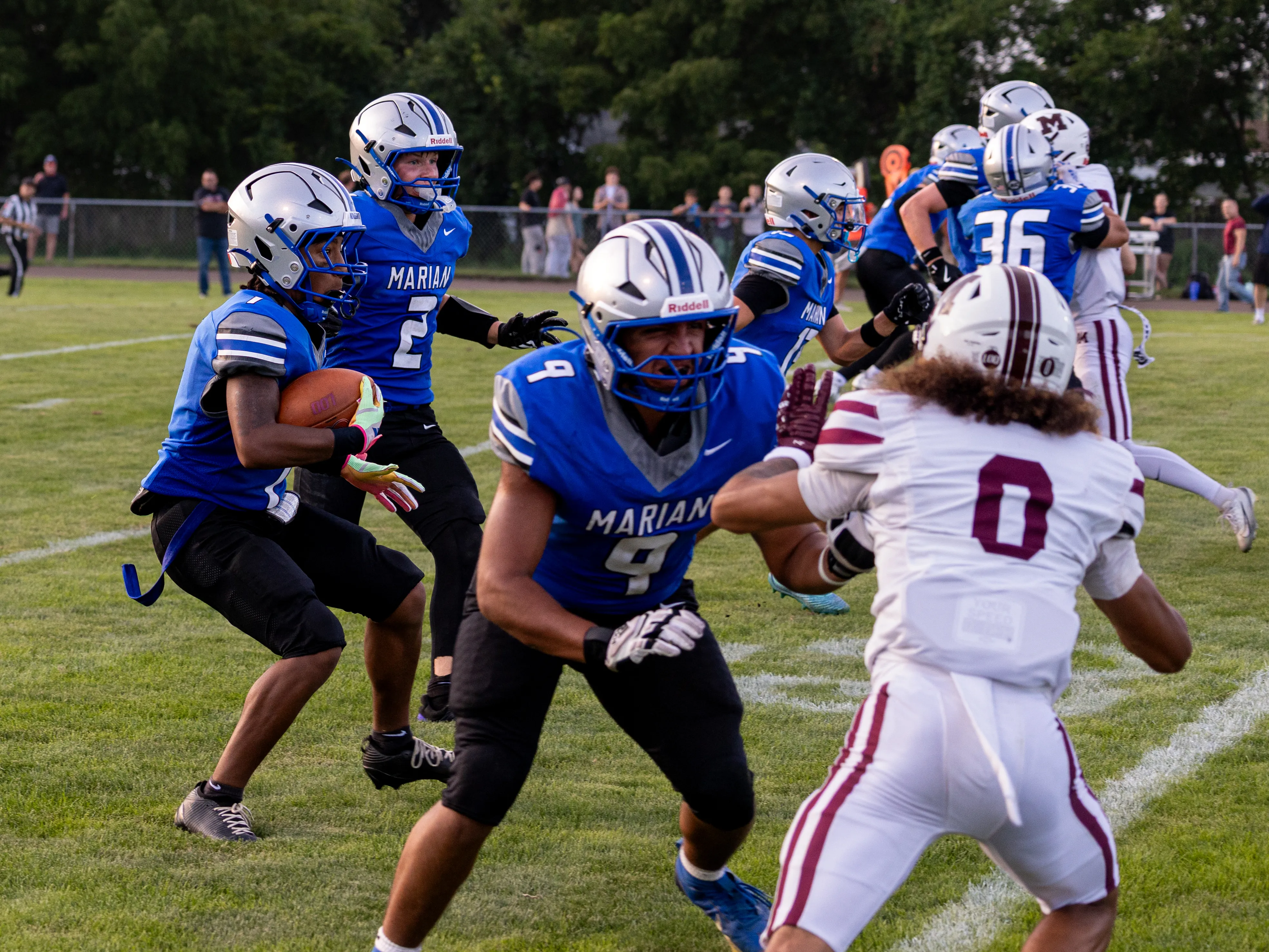 Marian vs Mishawaka (Varsity) photograph 130